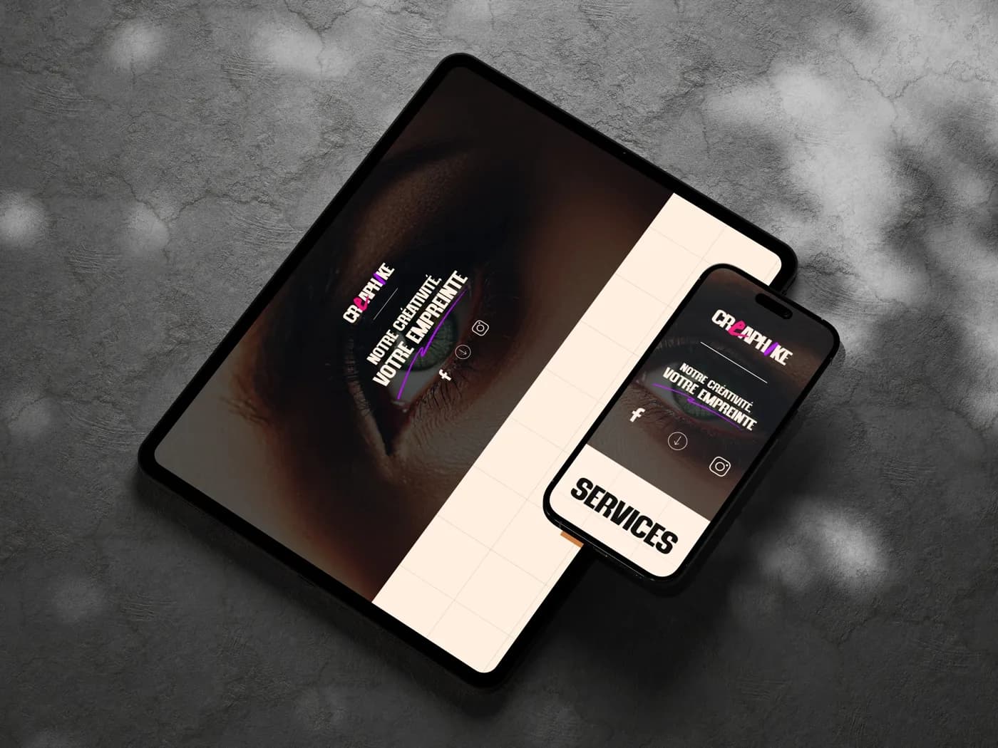 Creaphike — Site vitrine — agence créative