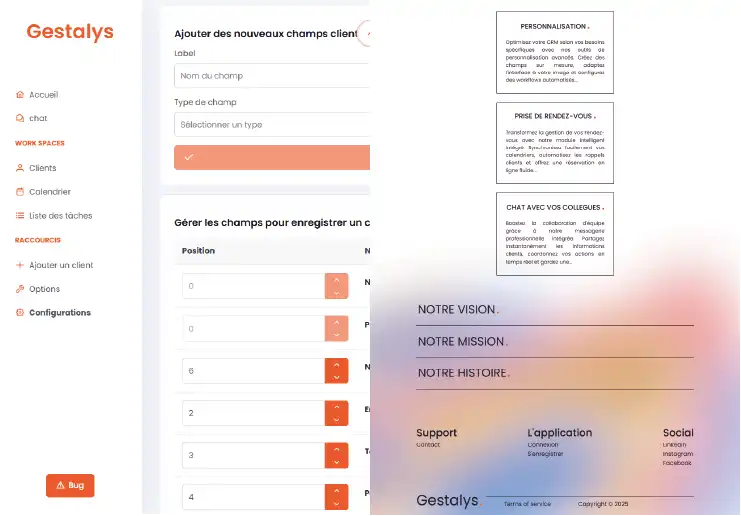 Gestalys — CRM modulaire